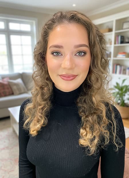 Elegant holiday glam makeup for party season